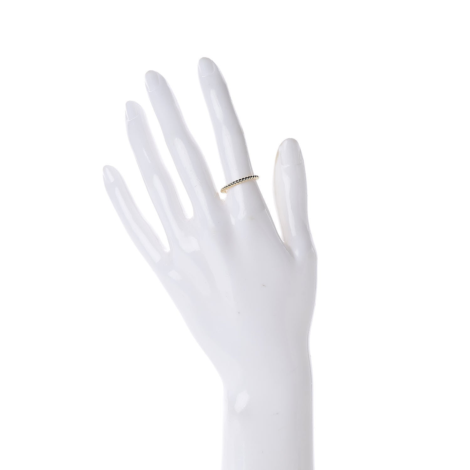 David Yurman 18K Yellow Gold 2mm Cable Classics Band Ring 52 6 2 of 4
