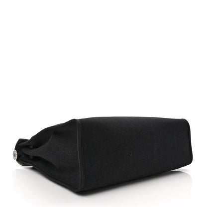 Hermes Military Toile Vache Hunter Herbag Zip PM 31 Black 5 of 11