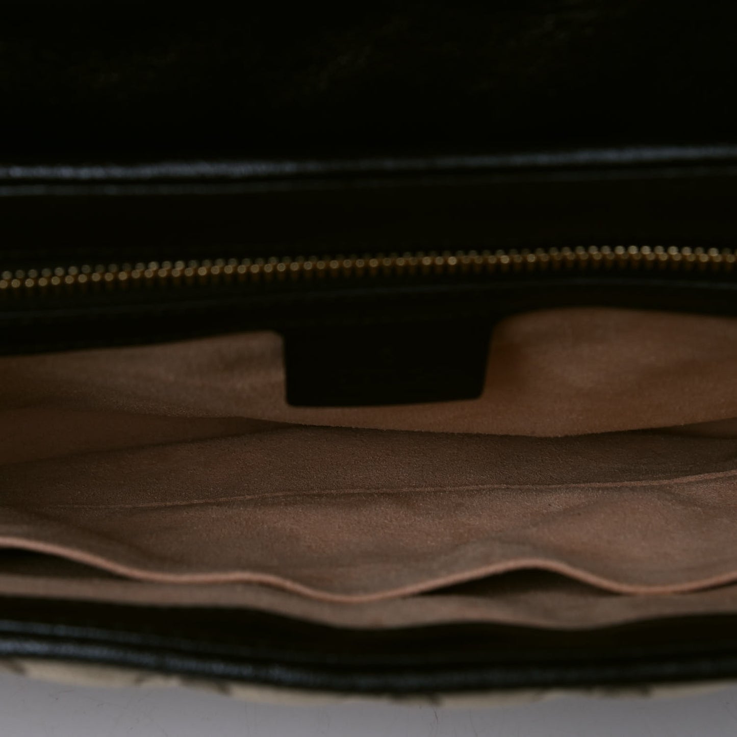Monogram Azalea Calfskin Matelasse Diagonal Medium GG Marmont Shoulder Bag Beige Ebony Black