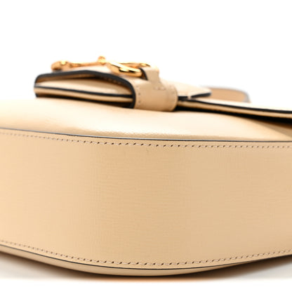 Gucci Azalea Calfskin Web Mini Horsebit 1955 Shoulder Bag Bubble Tea 10 of 10