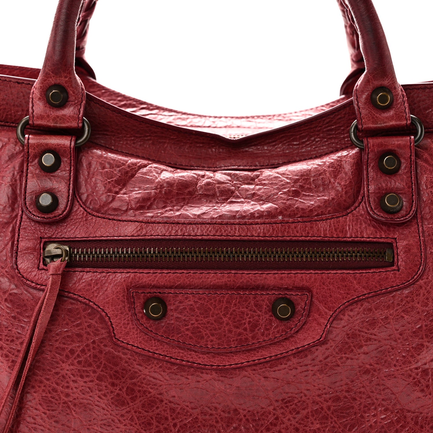 Balenciaga Agneau Classic Hardware City Cassis 9 of 11