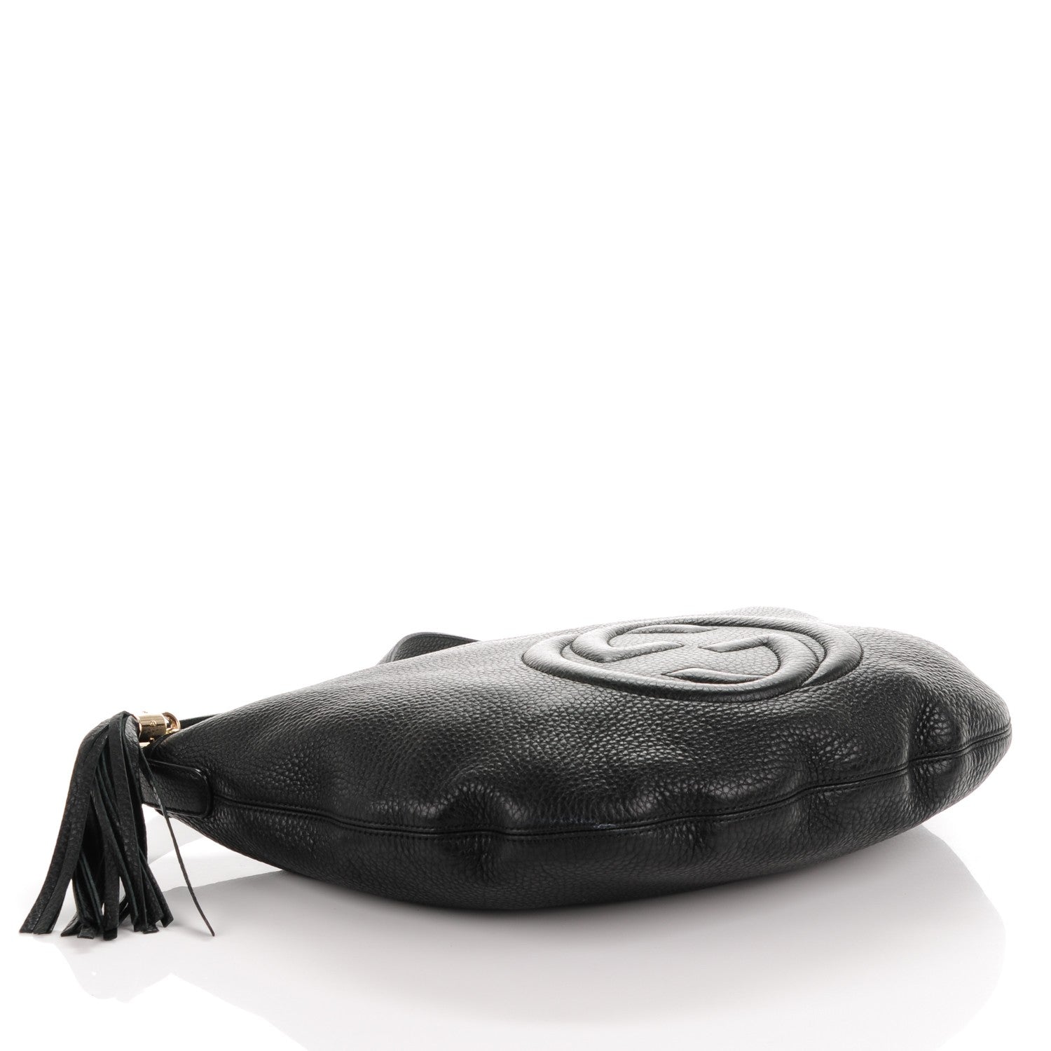 Gucci Pebbled Calfskin Medium Soho Hobo Black 4 of 7