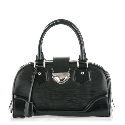 Louis Vuitton Epi Bowling Montaigne GM Black 1 of 6