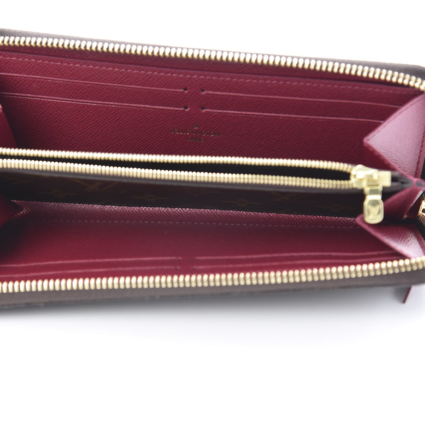 Monogram Clemence Wallet Fuchsia