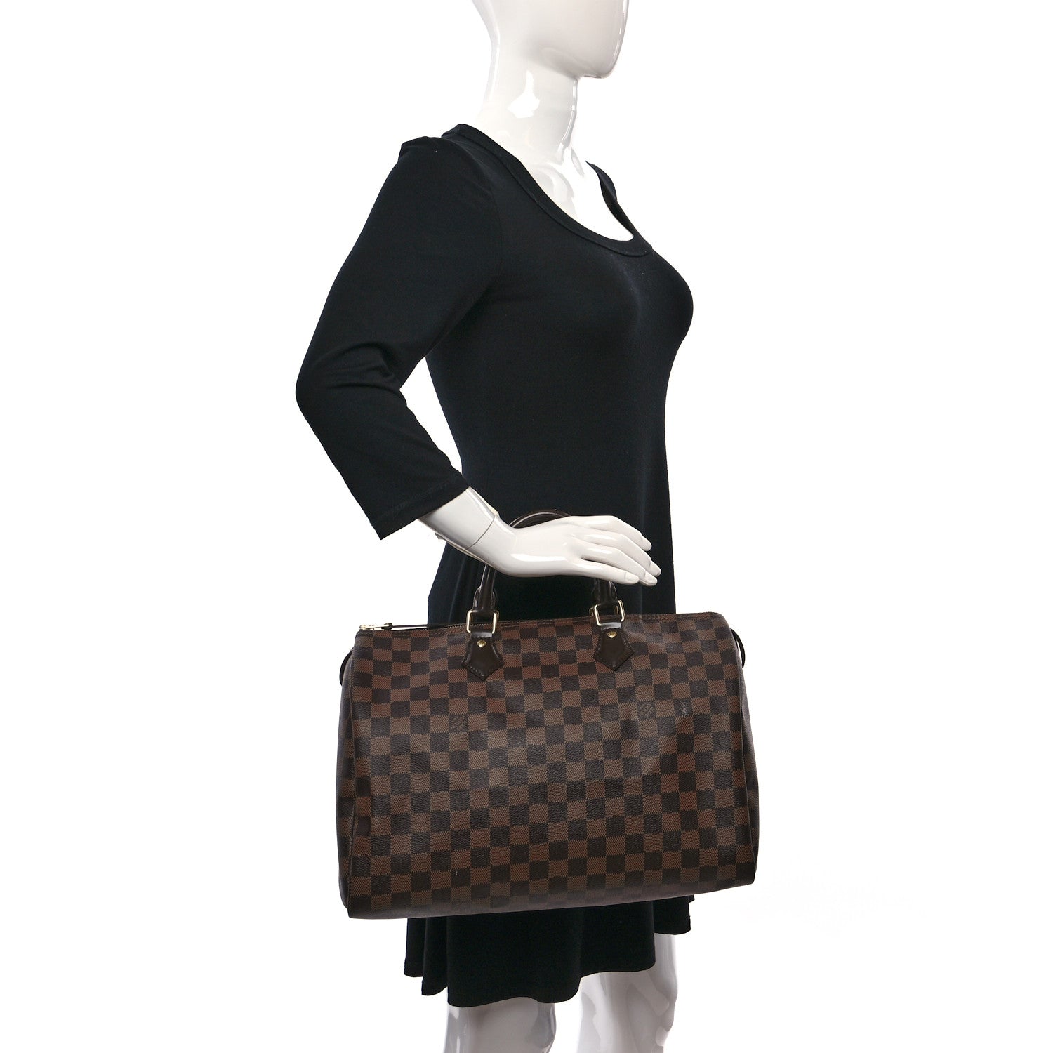 Louis Vuitton Damier Ebene Speedy 35 3 of 11