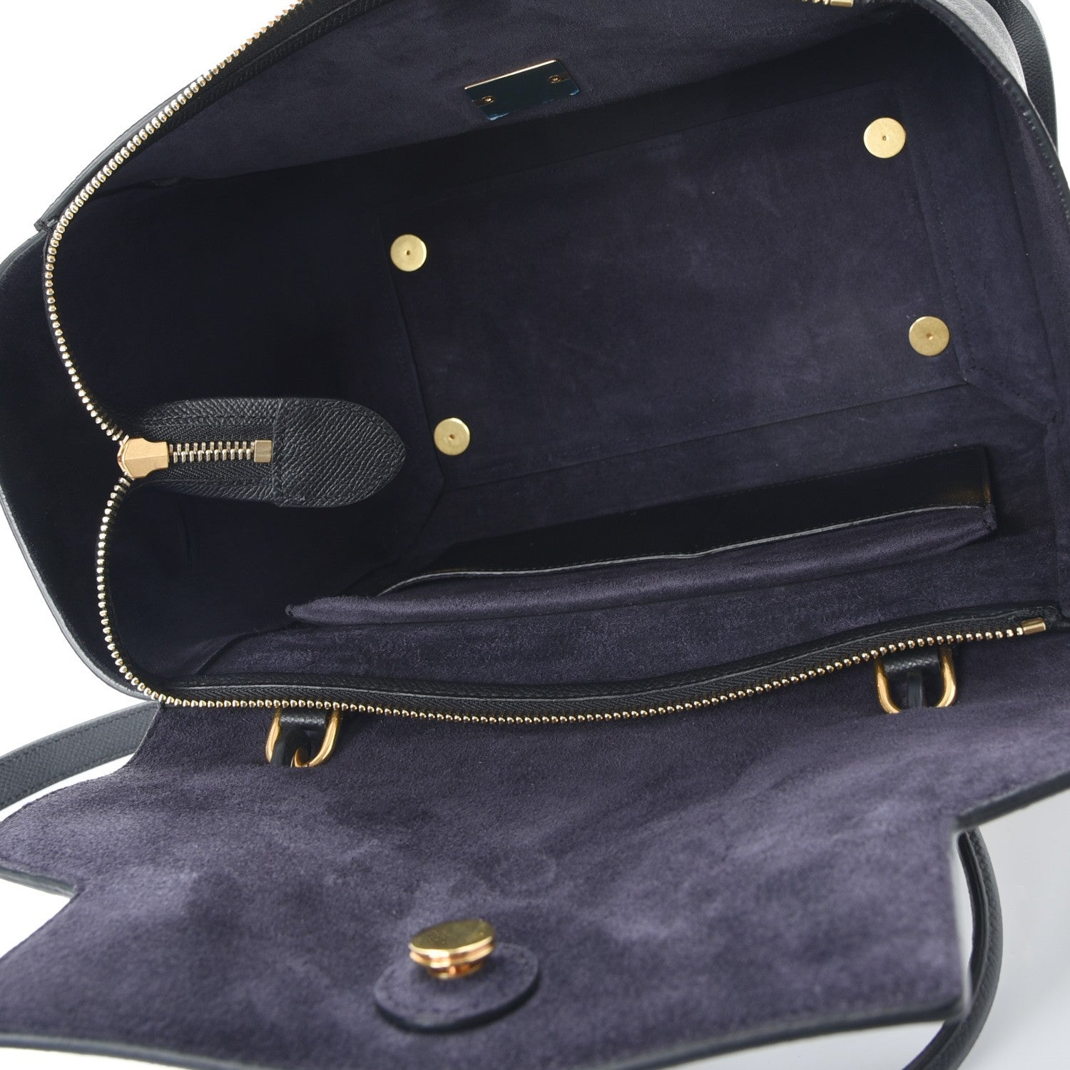 Celine Grained Calfskin Mini Belt Bag Black 5 of 8