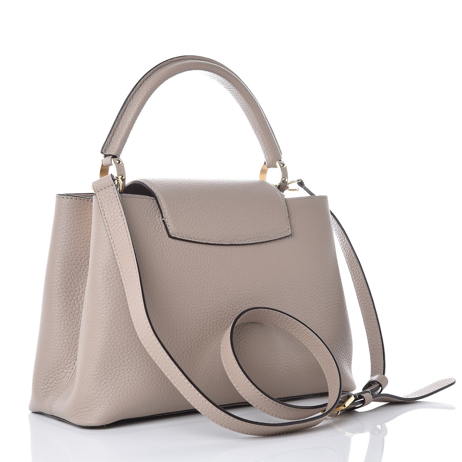 Louis Vuitton Taurillon Capucines PM Galet 3 of 6