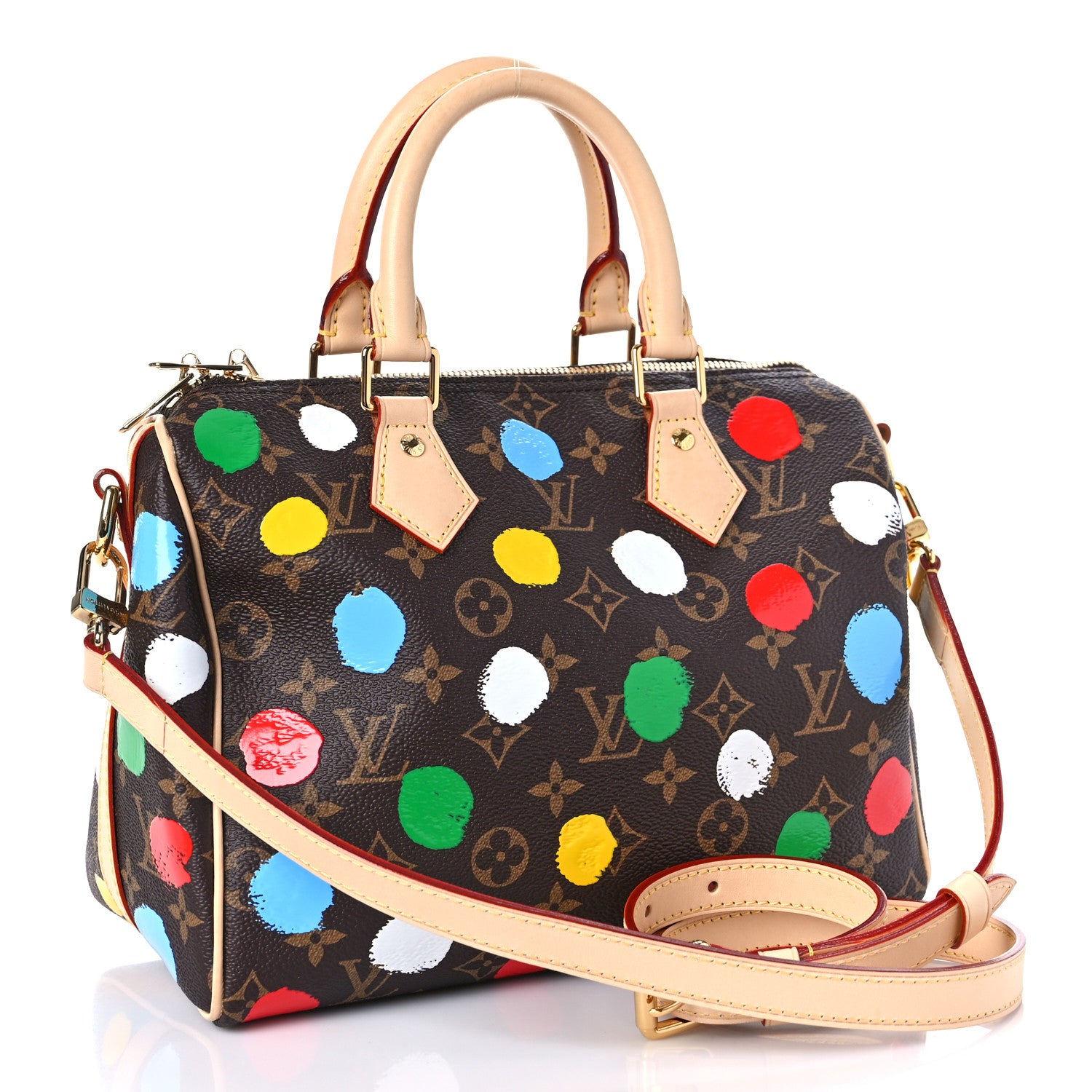 Louis Vuitton LV X YK Monogram Speedy Bandouliere 25 Multicolor 3 of 8