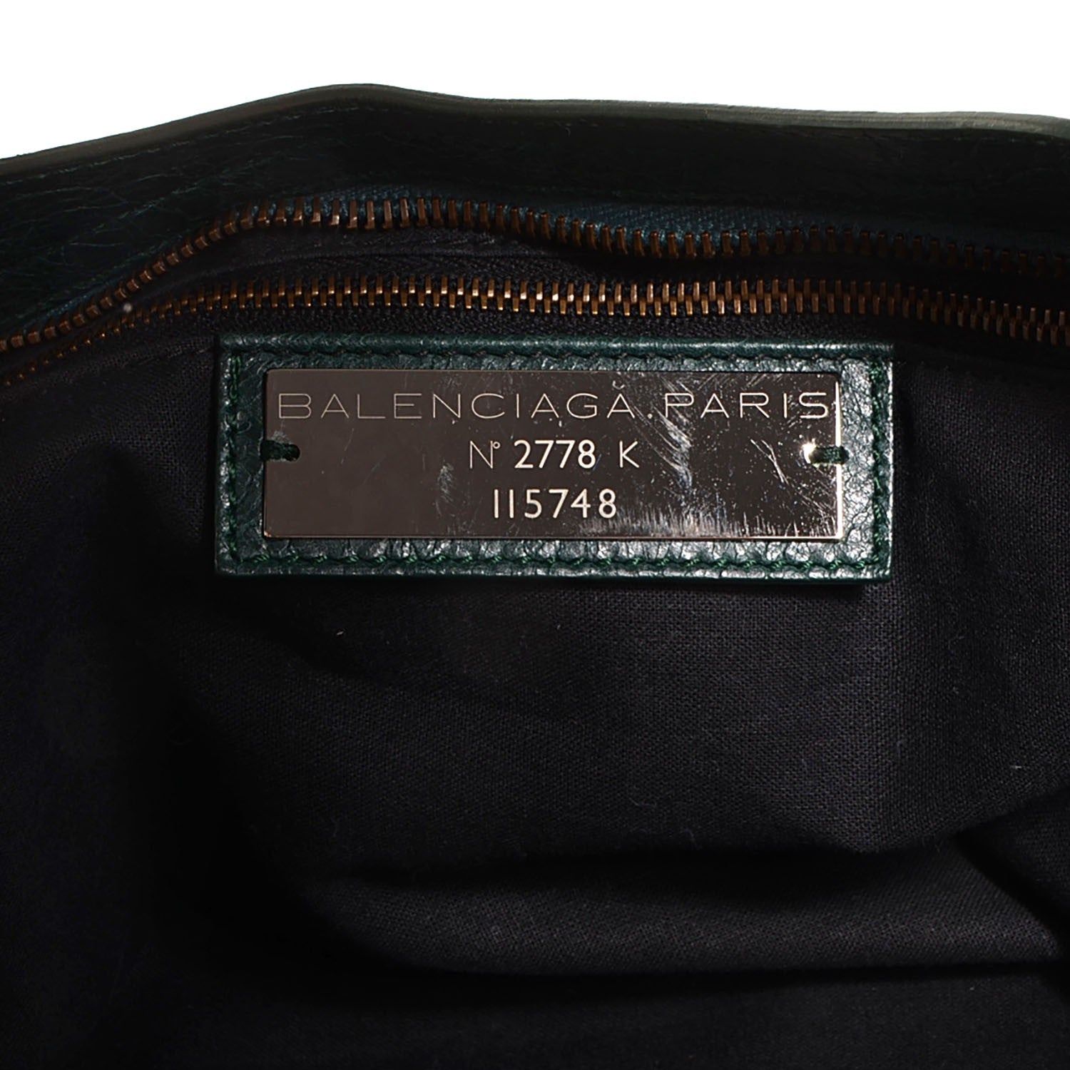 Balenciaga Agneau Classic Hardware City Poker Fonce 6 of 12