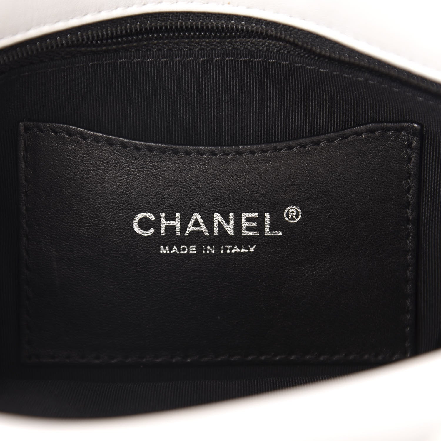 Chanel Patent Hand Embroidered Medium Just Mademoiselle White 8 of 12
