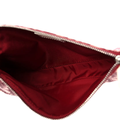 Christian Dior Monogram Mini Saddle Pochette Red 5 of 14