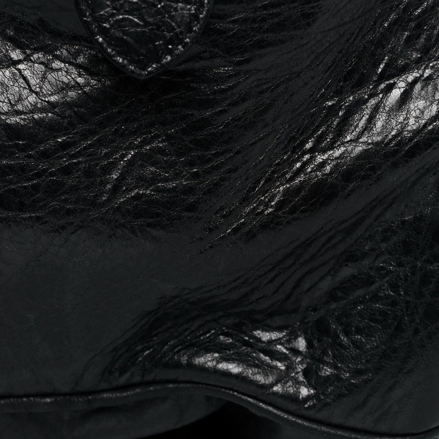 Chevre Quilted Matelasse MM Black