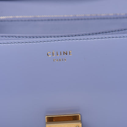 Celine Spazzolato Calfskin Medium Classic Box Flap Bag Porcelain 7 of 11