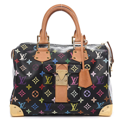 Louis Vuitton Monogram Multicolor Speedy 30 Black 1 of 17