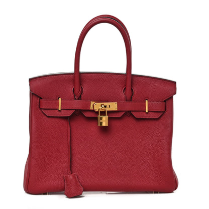 Hermes Togo Birkin 30 Rouge Grenat 1 of 11
