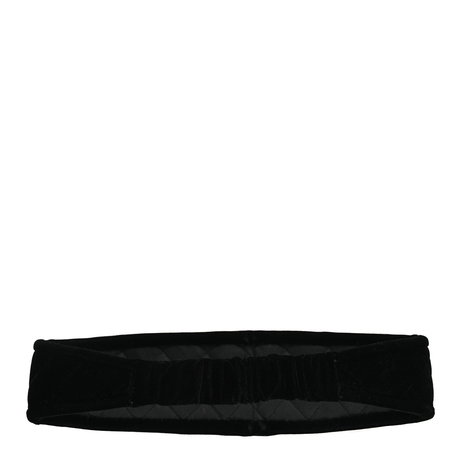 Chanel Velvet CC Headband Black 2 of 3