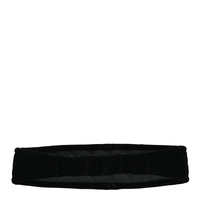 Chanel Velvet CC Headband Black 2 of 3