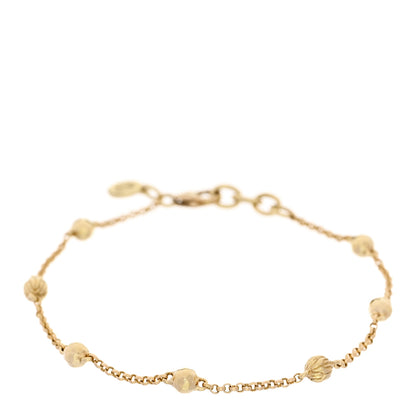 John Hardy 18K Yellow Gold Ball Station Bracelet 1 of 3