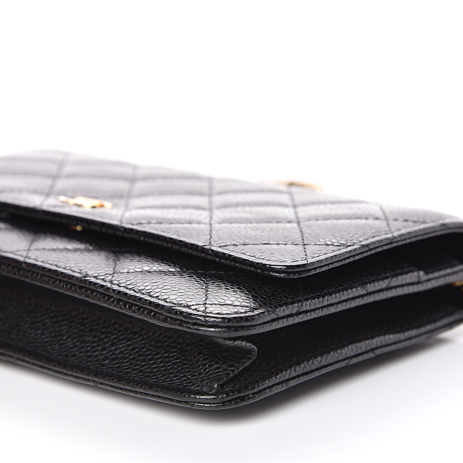 Chanel Caviar Quilted Wallet On Chain WOC Black 12 of 13