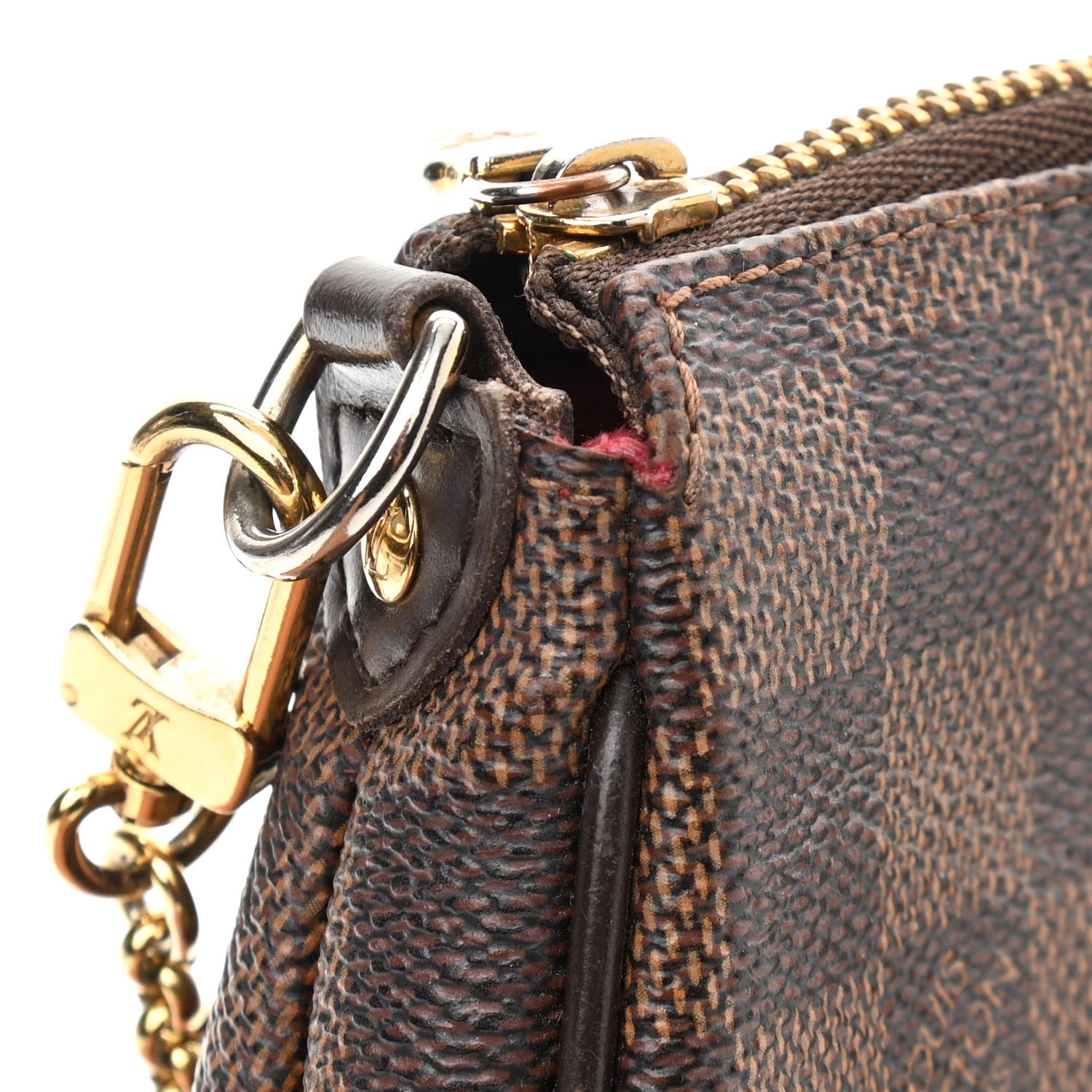 Louis Vuitton Damier Ebene Eva Clutch 14 of 16
