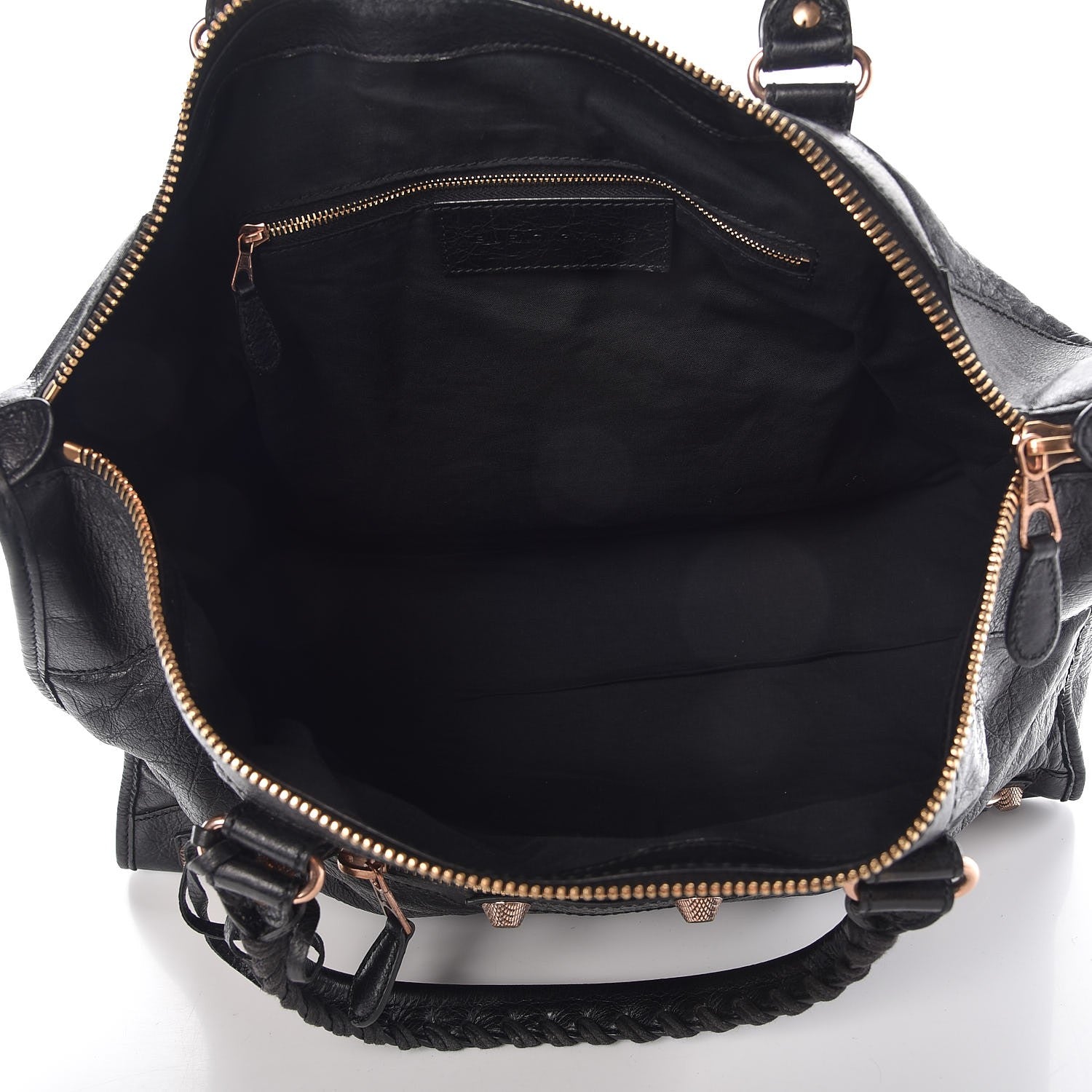 Balenciaga Agneau Giant 12 Rose Gold Hardware Work Black 5 of 8