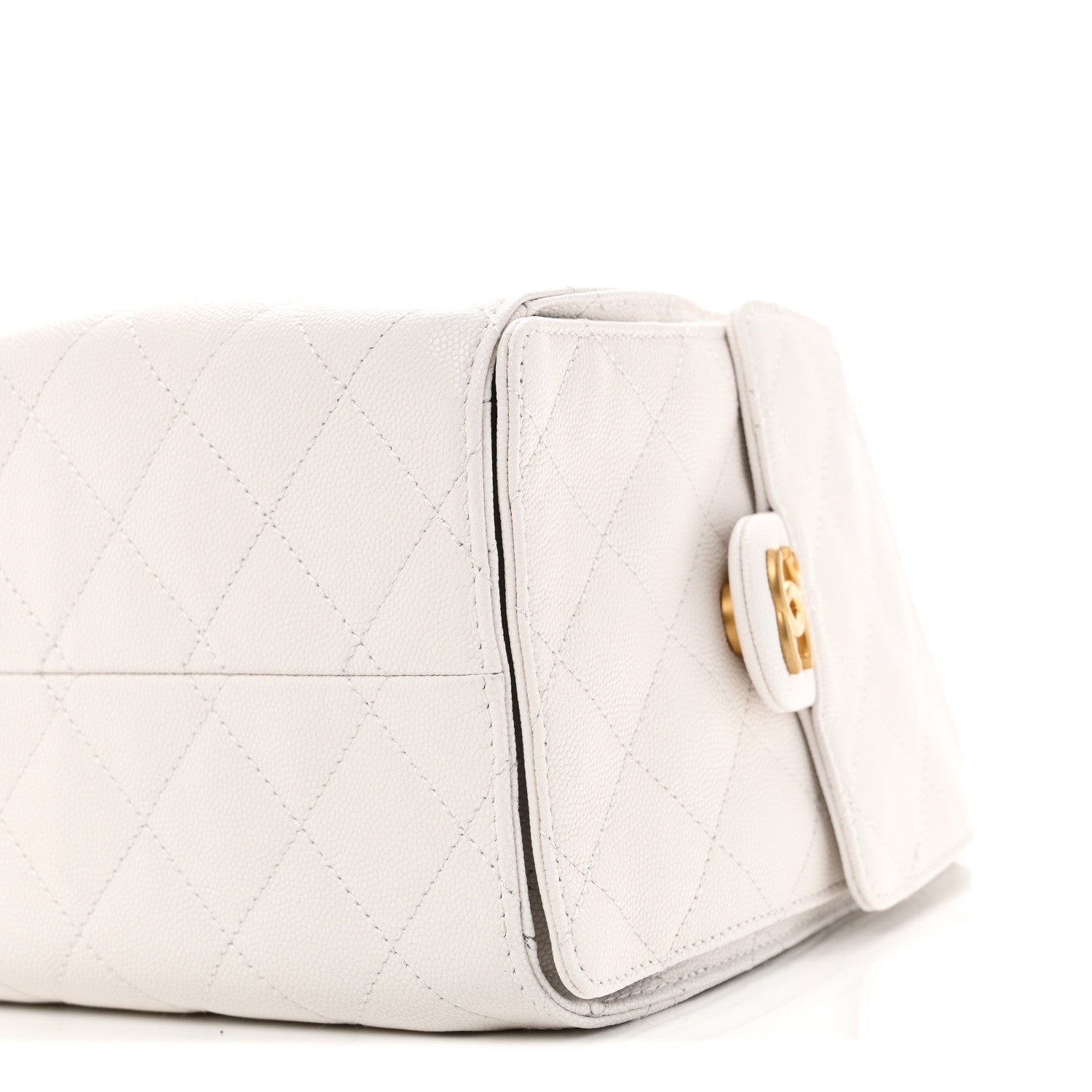 Chanel Caviar Quilted Small Chanel 25 Handbag White 10 of 10