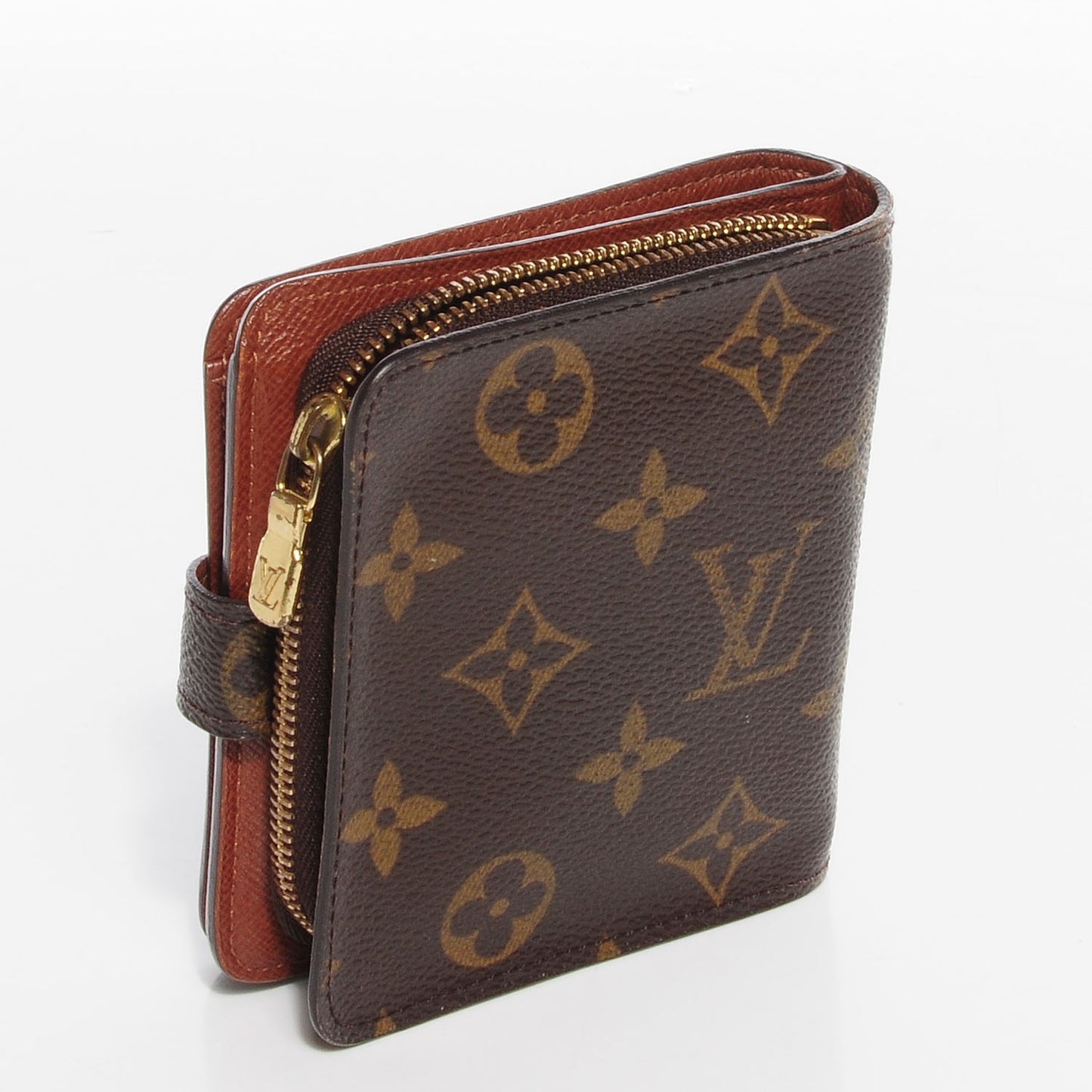 Monogram Compact Zippe Zipped Wallet