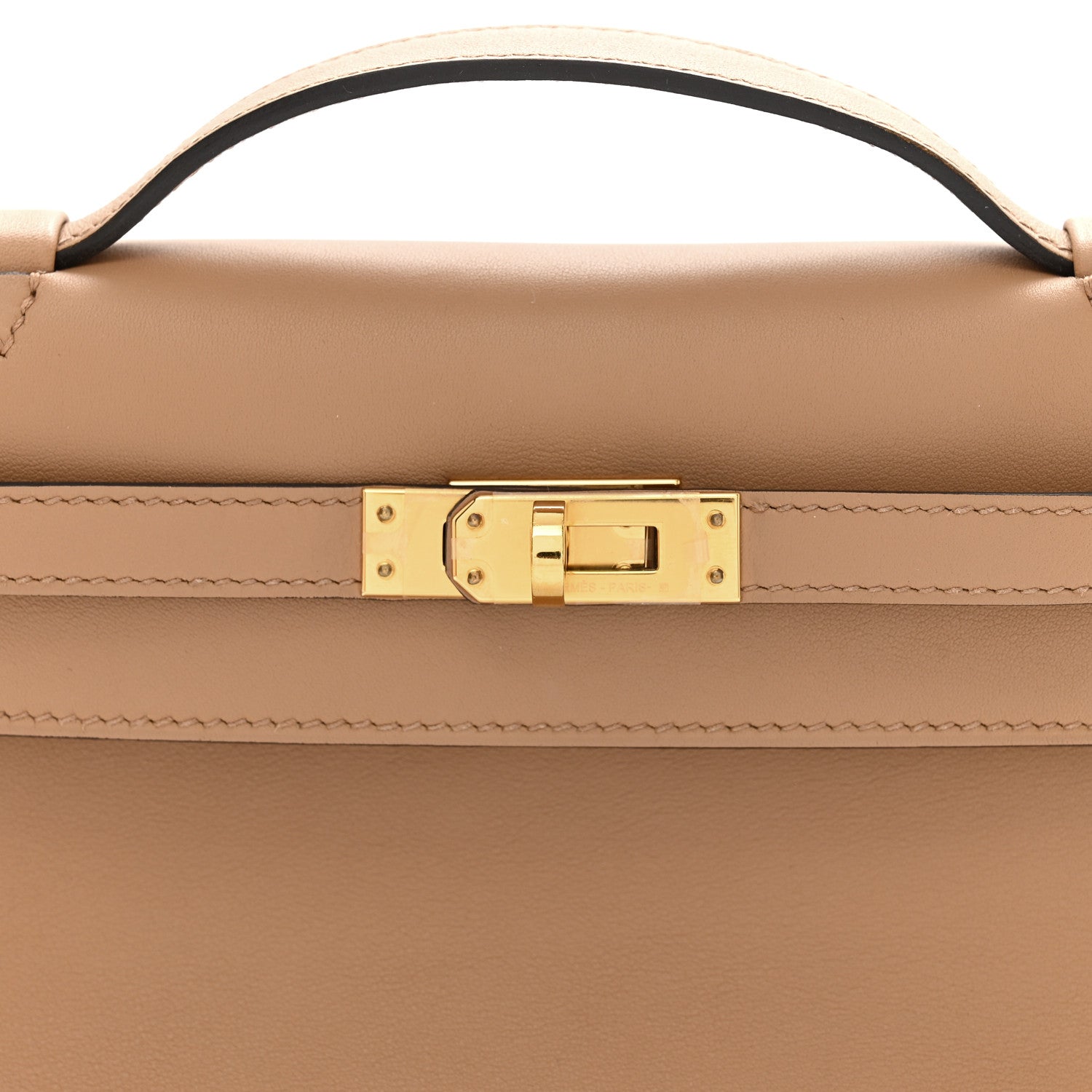 Hermes Swift Kelly Pochette Clutch Chai 8 of 12