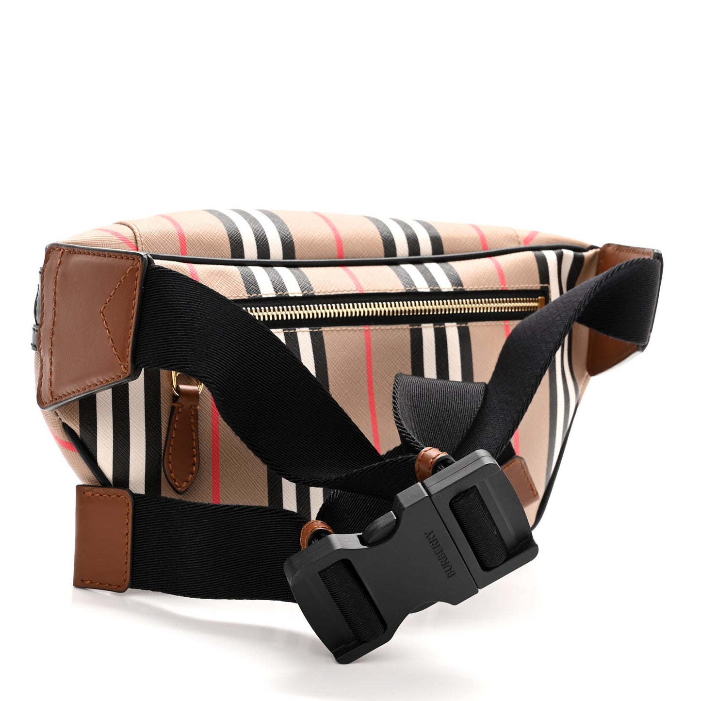 E-Canvas Icon Stripe Sonny Bum Bag Archive Beige