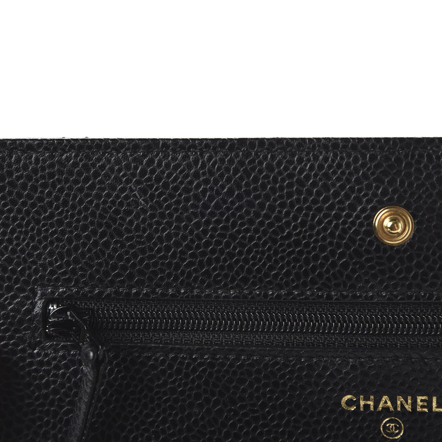 Chanel Caviar Quilted Wallet On Chain WOC Black 14 of 15