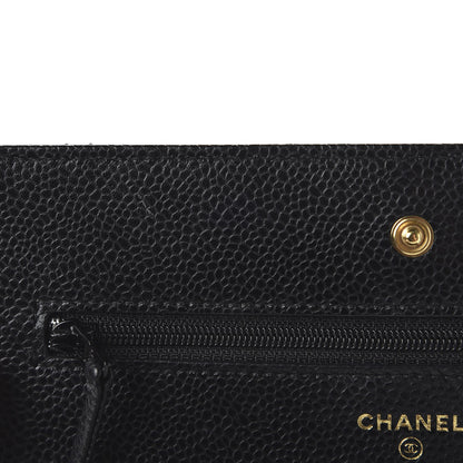 Chanel Caviar Quilted Wallet On Chain WOC Black 14 of 15