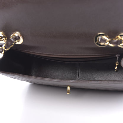 Chanel Caviar Quilted Jumbo Single Flap Brown 5 of 11