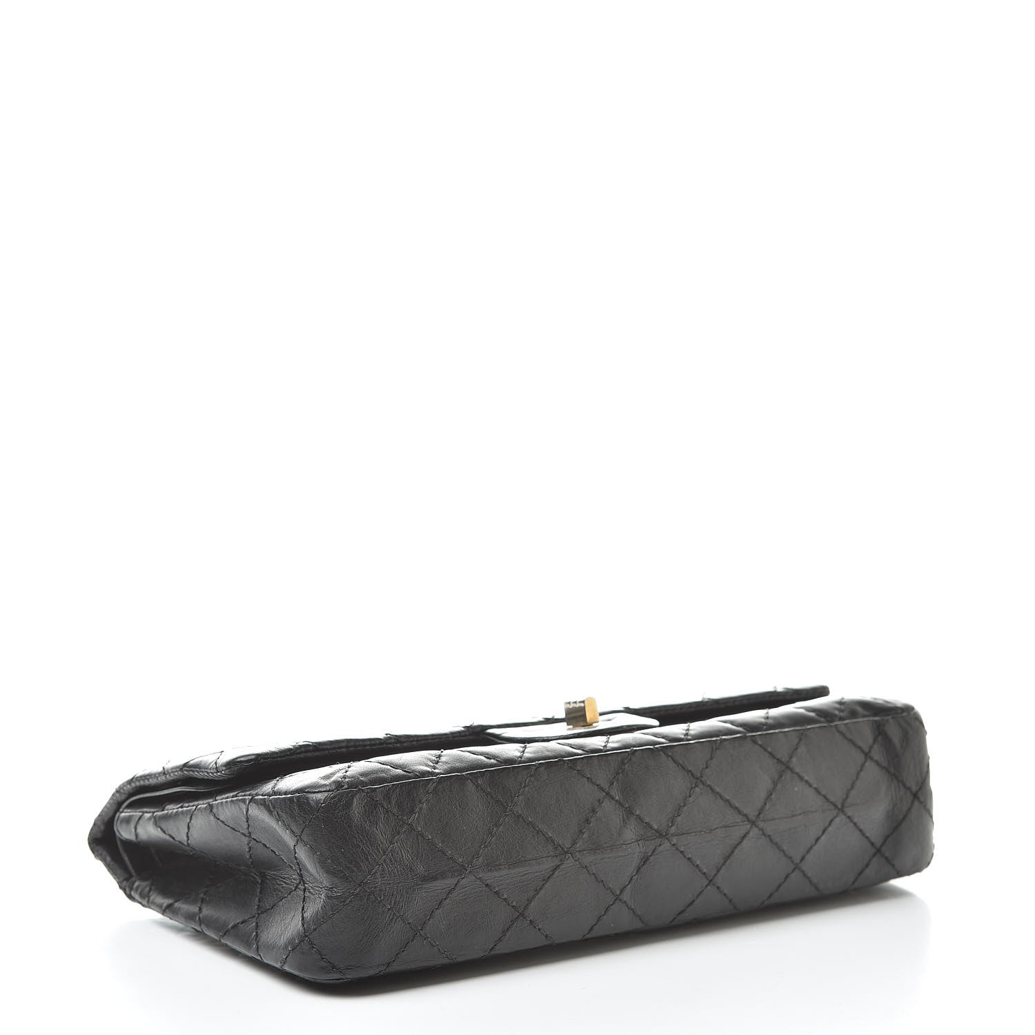 Chanel Aged Calfskin Quilted 2.55 Reissue 225 Flap Black 4 of 15
