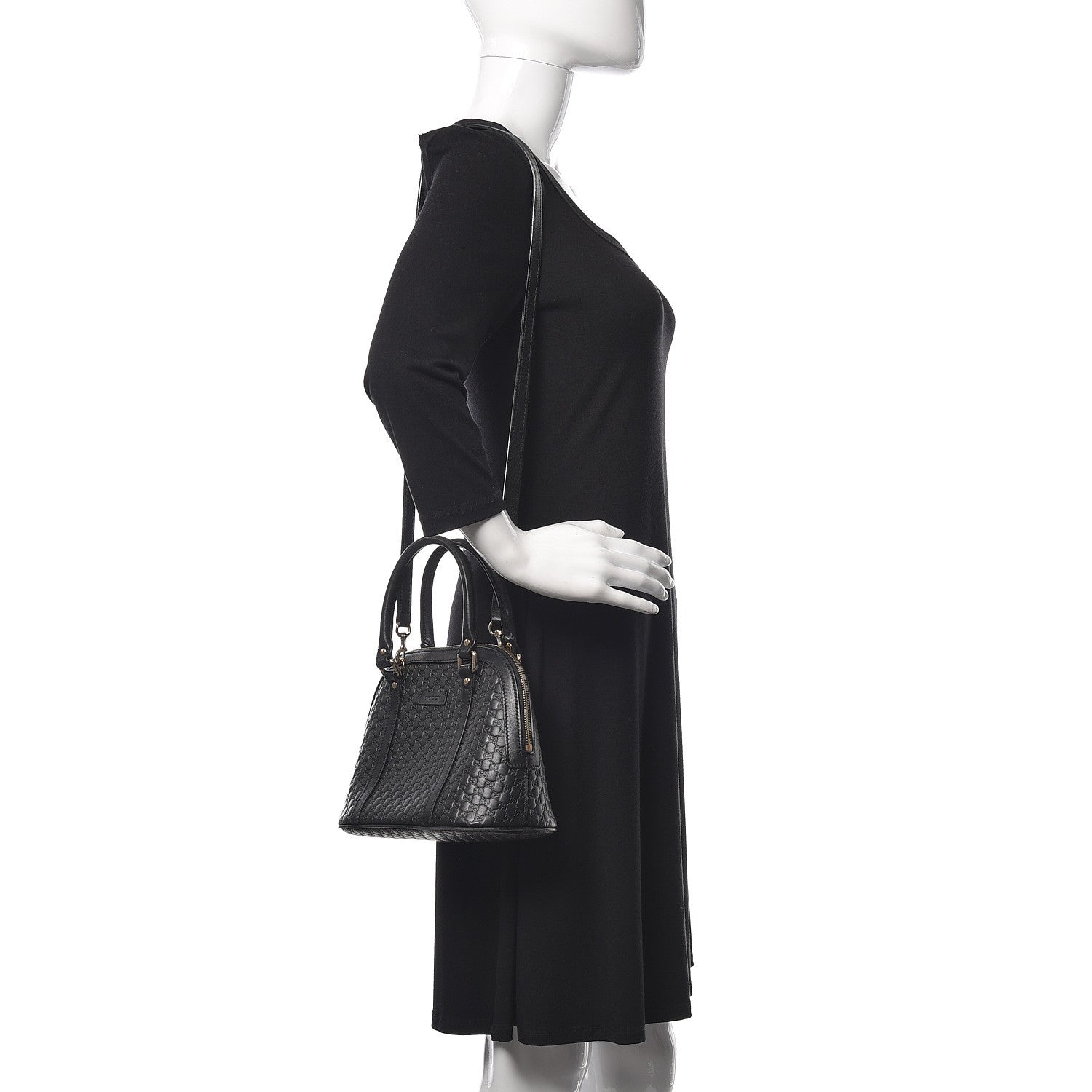 Gucci Microguccissima Mini Dome Bag Black 3 of 10