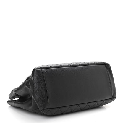 Chanel Caviar Quilted Grand Shopping Tote GST Black 4 of 10
