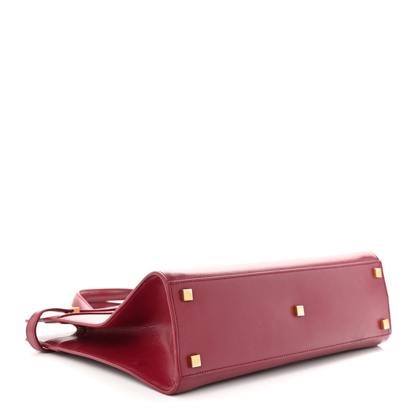 Calfskin Small Manhattan Shopper Tote Red
