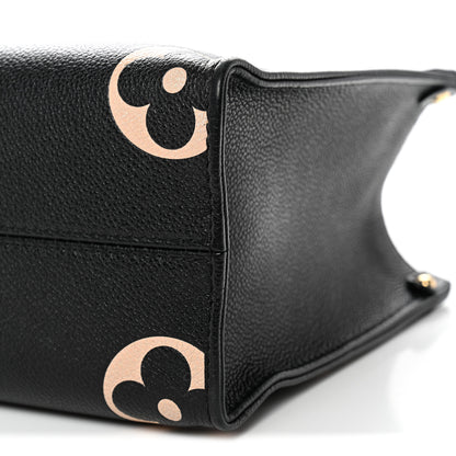 Louis Vuitton Empreinte Monogram Giant Onthego PM Black Beige 9 of 10
