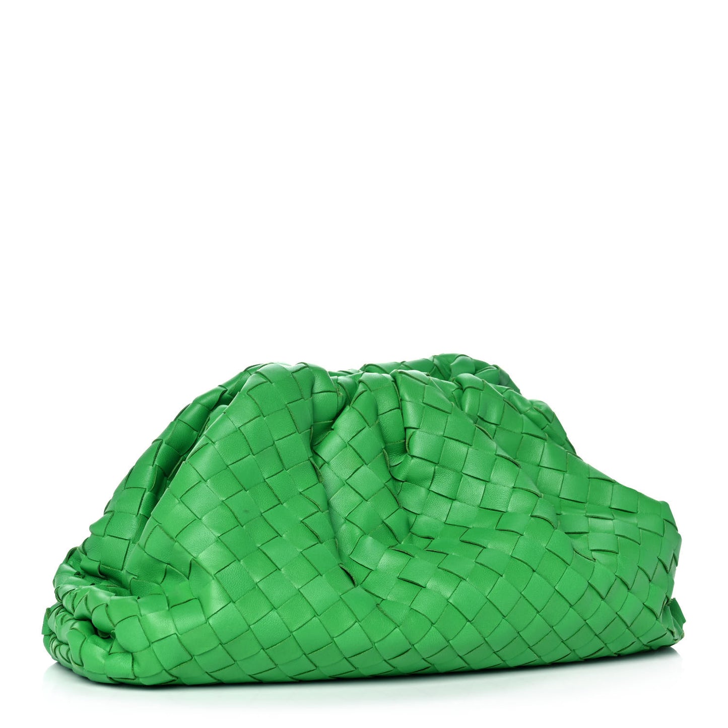 Nappa Intrecciato The Pouch Oversized Clutch Parakeet