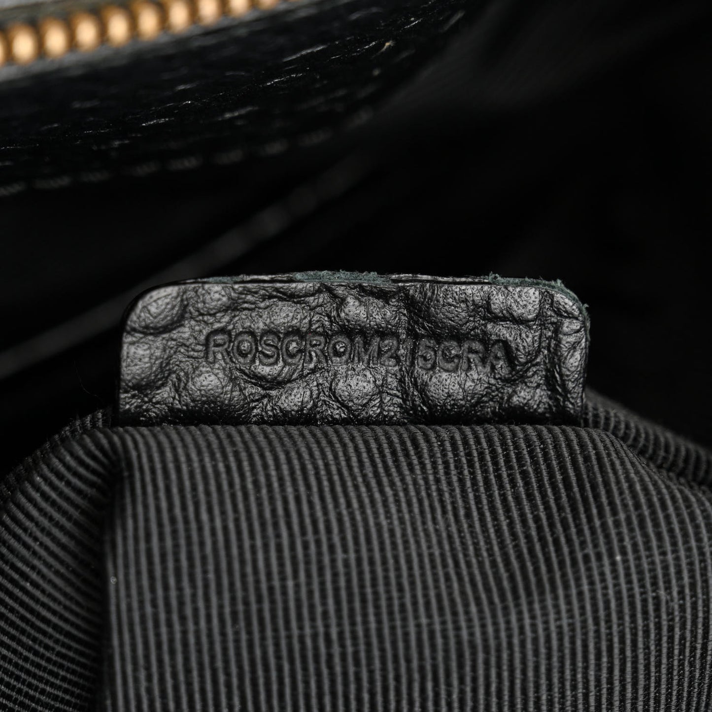 Heritage Grain Check Embossed Medium Dewsbury Tote Black