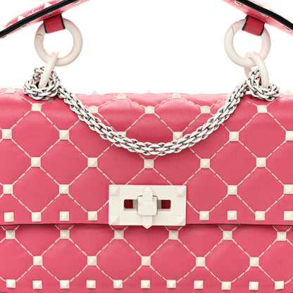 Valentino Garavani Lambskin Small Free Rockstud Spike Shoulder Bag Shadow Pink 7 of 11