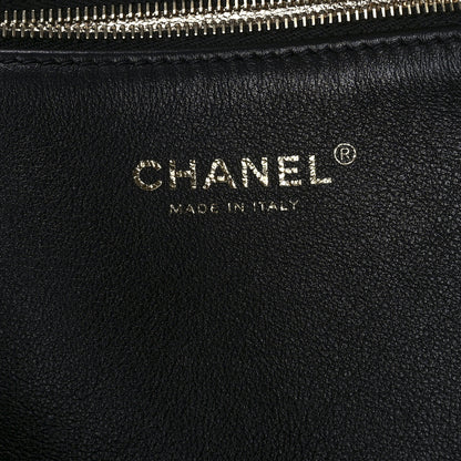 Chanel Calfskin Stitched Maxi Shopping Bag Black 5 of 8