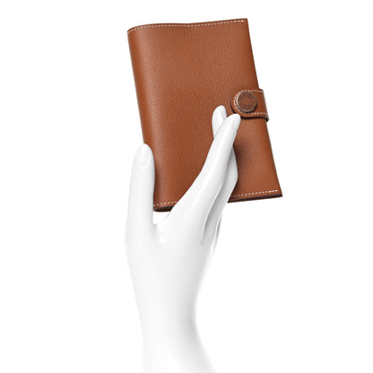 Hermes Evercolor RMS Passport Holder Gold 2 of 7