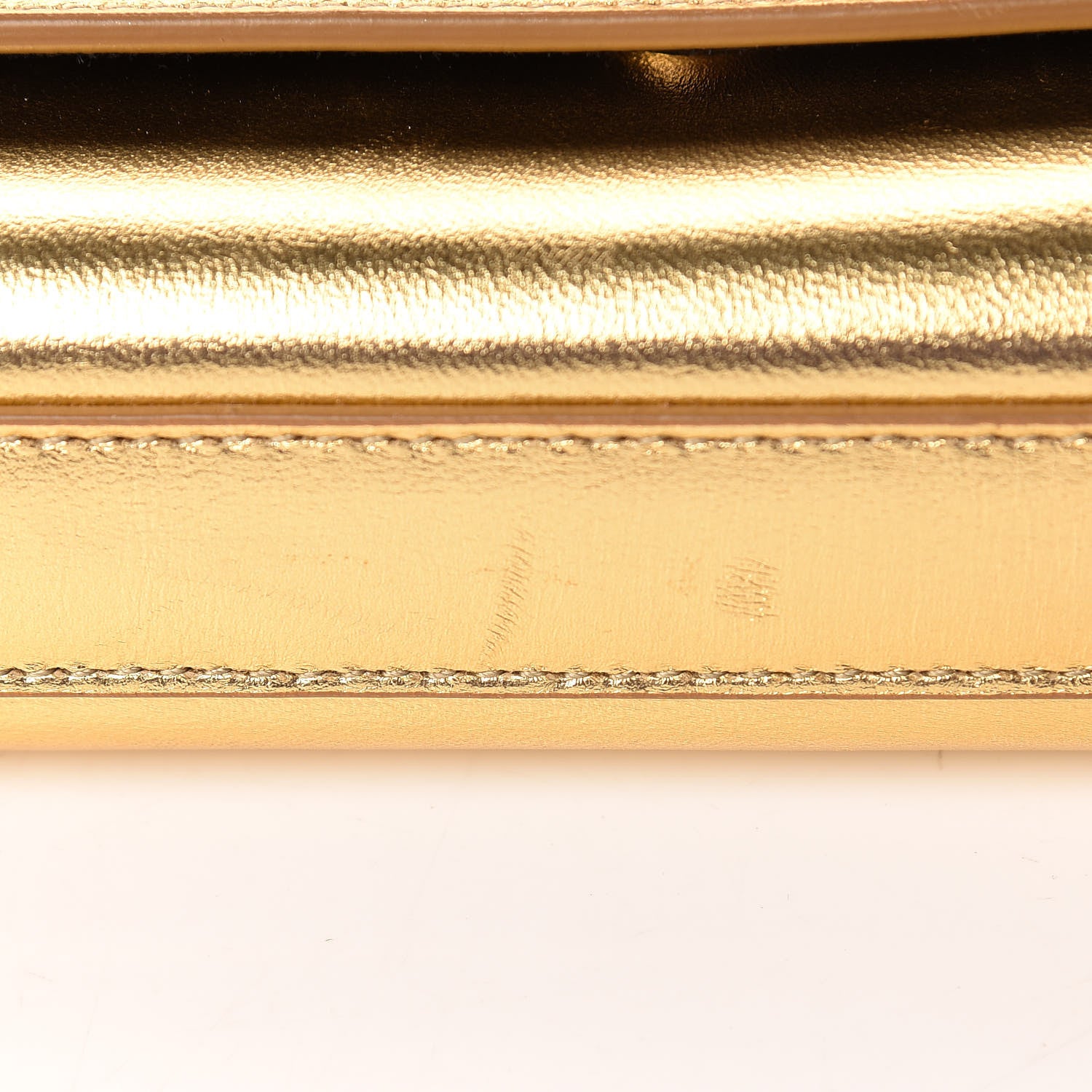 Saint Laurent Metallic Calfskin Monogram Cassandre Clutch Ciad 17 of 18