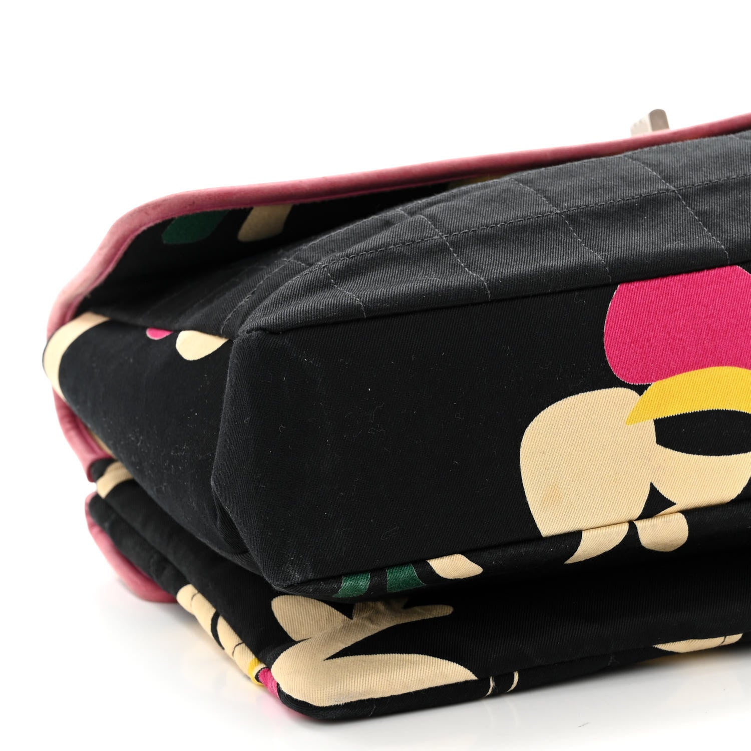 Chanel Canvas Chocolate Bar Quilted Flap Multicolor 10 of 13
