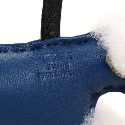 Hermes Milo Lambskin Shearling Budy Charm Bleu Saphir 3 of 3