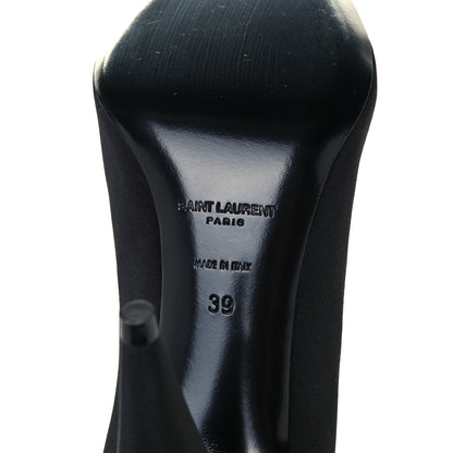 Saint Laurent Crystal Embellished Faille Paris 95 Pumps 38 Black 8 of 11