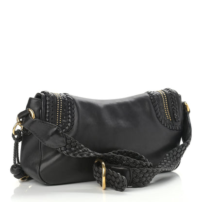 Gucci Calfskin Handmade Medium Flap Shoulder Bag Black 2 of 13