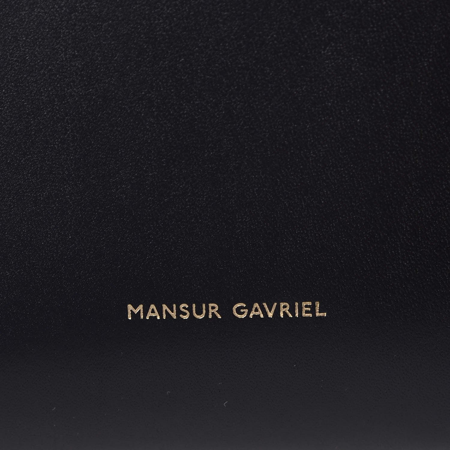 Mansur Gavriel Vegetable Tanned Calfskin Bucket Bag Black Flamma 7 of 12