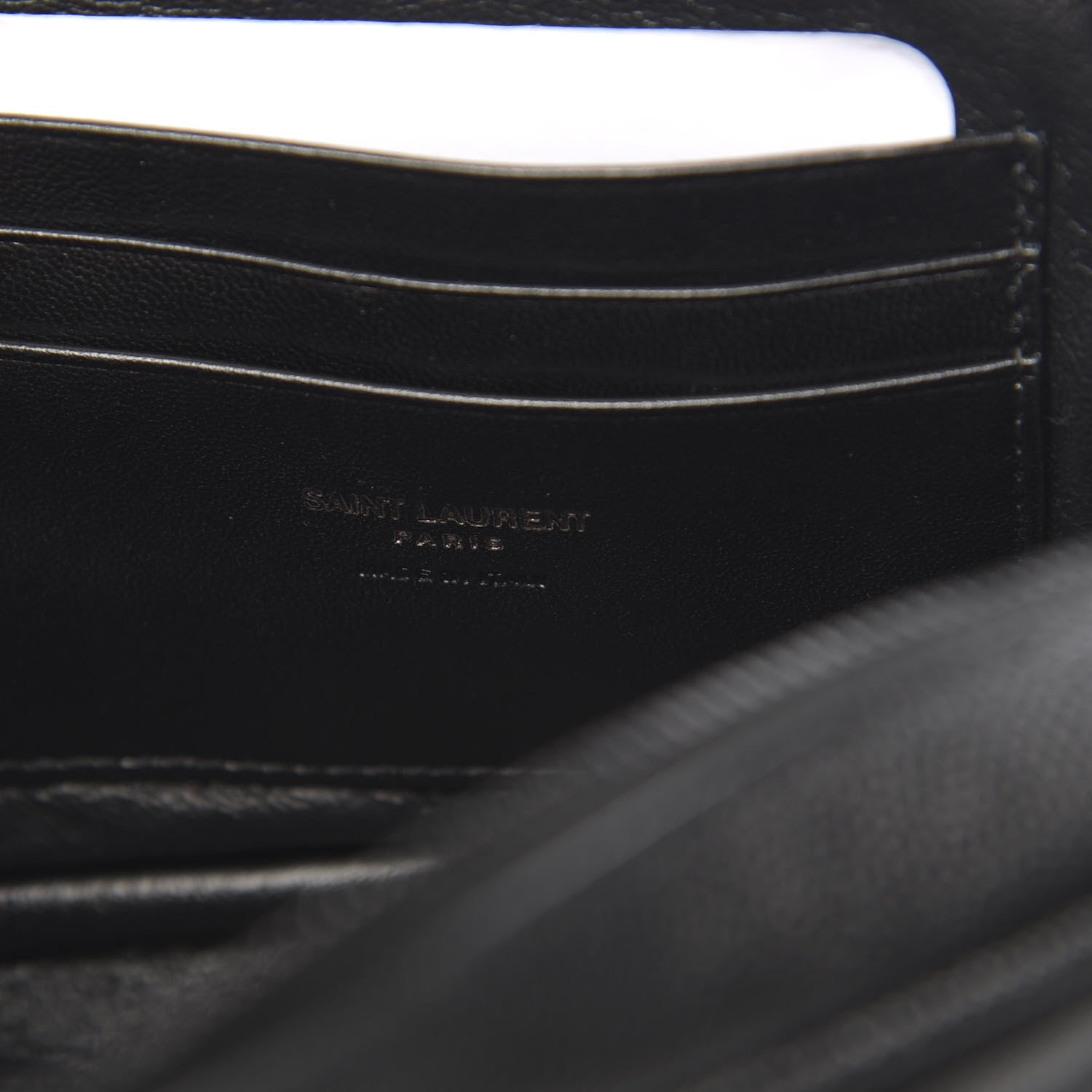 Saint Laurent Grain De Poudre Matelasse Monogram Mini Lou Camera Bag Black 6 of 12