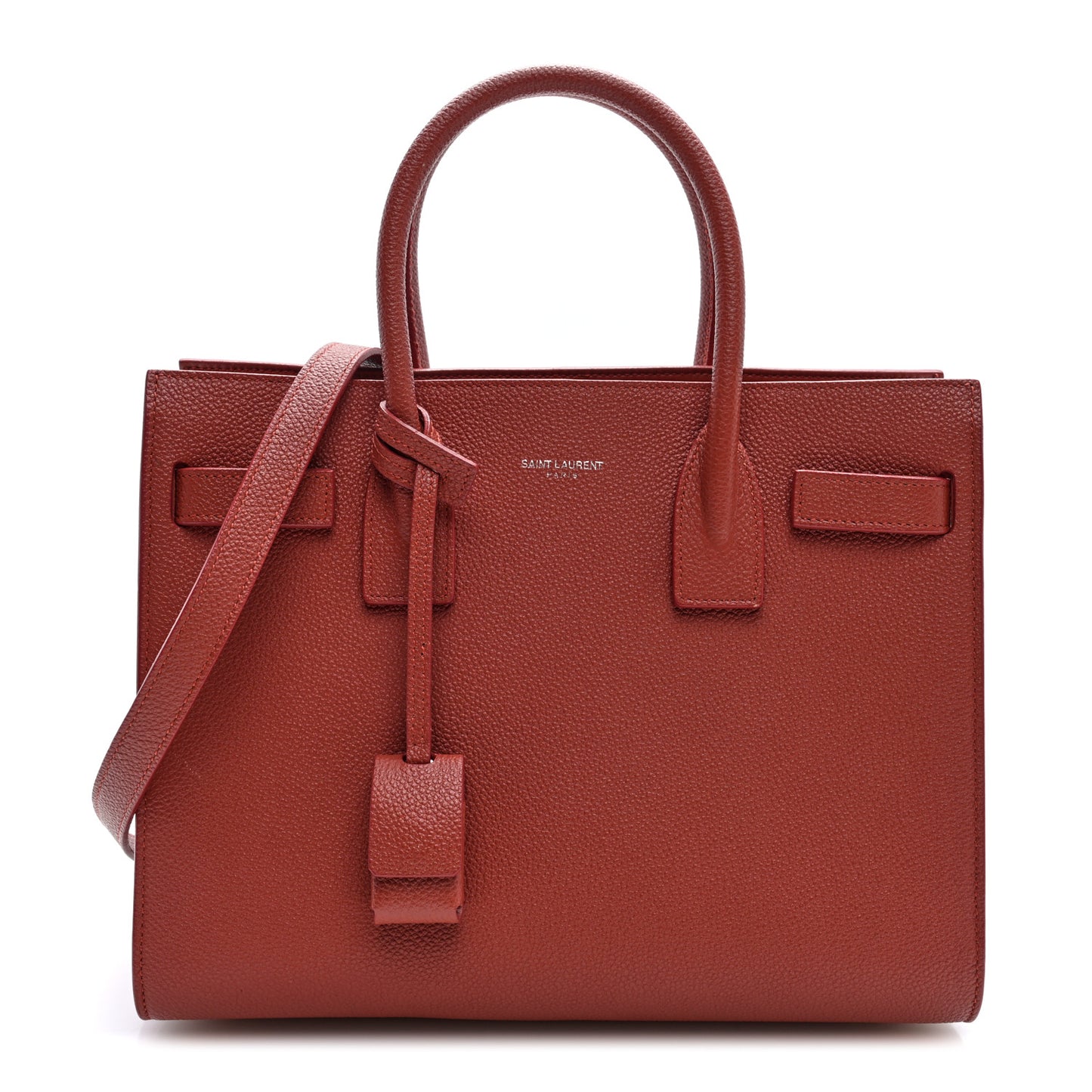 Grained Calfskin Topstich Baby Sac De Jour Mystic Rose